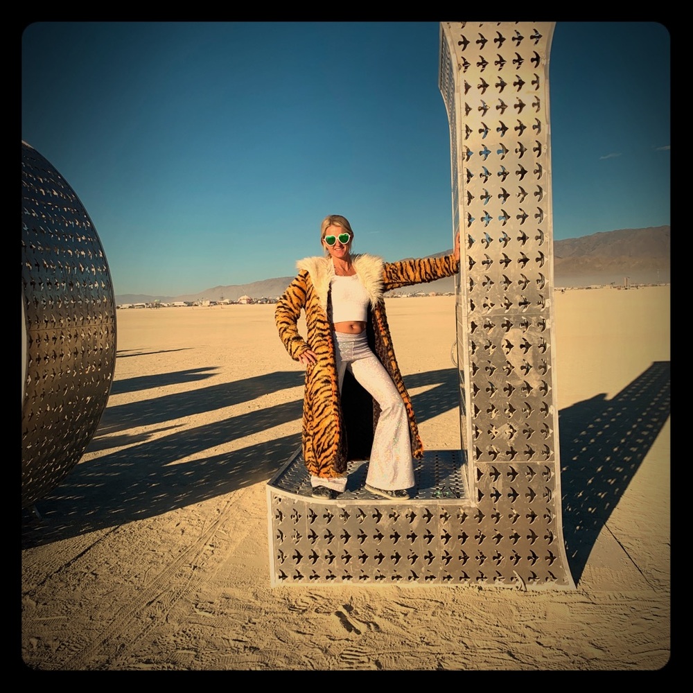 Burningman tiger long coat